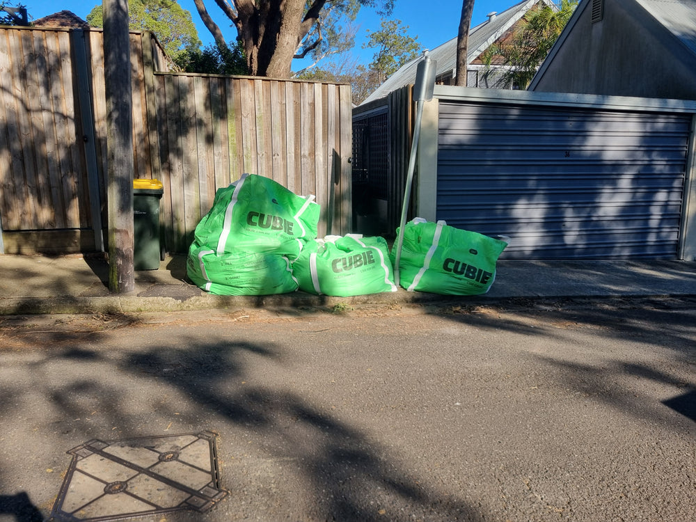 Dirt Removal CUBIE job in Drummoyne, NSW